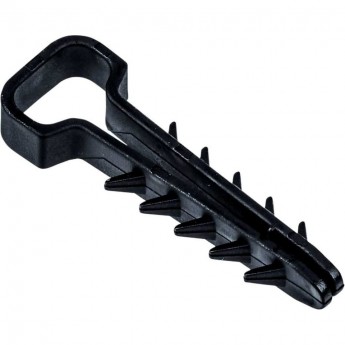 Дюбель-хомут IEK 5х10мм для плоского кабеля нейлон черн. (уп.100шт) UDH14-05-10-100-K02 Дюбель-хомут IEK 5х10мм для плоского кабеля нейлон черн. (уп.100шт) UDH14-05-10-100-K02