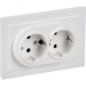 Электрическая розетка IEK BRITE BR-R21-16-K91-F