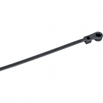 Хомут IEK UHH12-D025-110-100-K02 2.5х110мм P6.6 с винтовым креплением черный (уп.100шт)