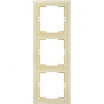 Рамка 3-местная вертикальная IEK РВ-3-БК BOLERO кремовый - EMB31-K33 Рамка 3-местная вертикальная IEK РВ-3-БК BOLERO кремовый - EMB31-K33