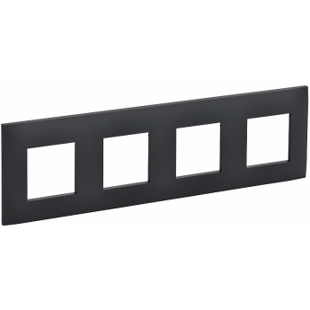 Рамка на 4 поста IEK SKANDY SK-F04G графит SK-M42-K53 Рамка на 4 поста IEK SKANDY SK-F04G графит SK-M42-K53