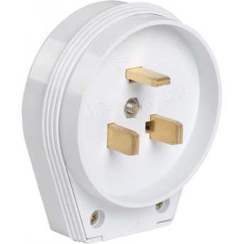 Разборная вилка для плиты IEK ВПпл10-01-Ст, с заземляющим контактом, 32А, белая Разборная вилка для плиты IEK ВПпл10-01-Ст, с заземляющим контактом, 32А, белая