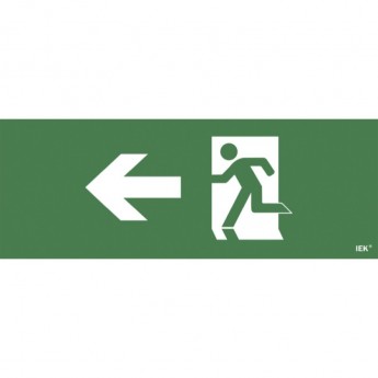 Самоклеящаяся этикетка IEK 240х90мм "Фигура/стрелка влево" для ССА 1005 - LPC10-1-35-13-FNAL Самоклеящаяся этикетка IEK 240х90мм "Фигура/стрелка влево" для ССА 1005 - LPC10-1-35-13-FNAL