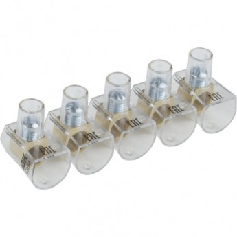 Зажим винтовой концевой изолированный IEK КЗВИ 16мм2 (5x1) - UZVK-16-5